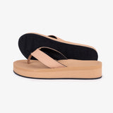Women's Platform Flip Flops Soil Light