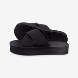 Women's Platform Cross Black