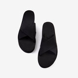 Women's Platform Cross Black