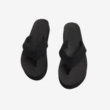 Women's Platform Flip Flops Black