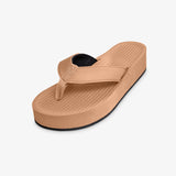 Women's Platform Flip Flops Soil Light