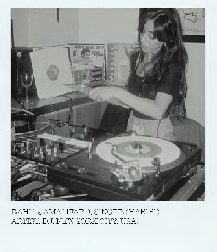 RAHIL JAMALIFARD, SINGER (HABIBI)