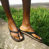 Women's Easy Living Flip Flops Reggae Black