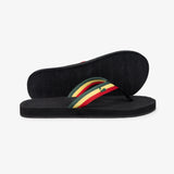Men's Easy Living Flip Flops Reggae Black
