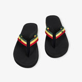 Men's Easy Living Flip Flops Reggae Black